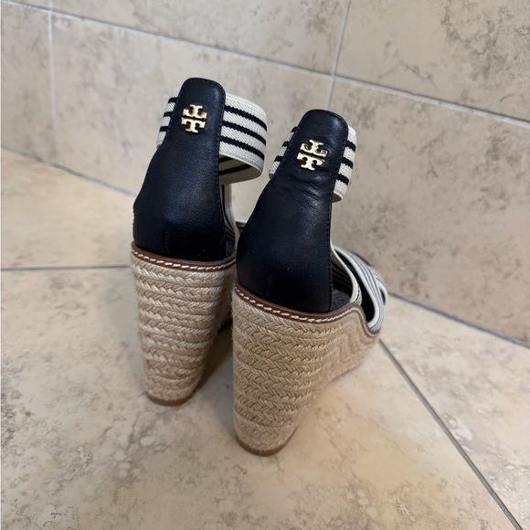 Tory Burch Frieda Espadrille Platform Wedge Sandals - Picture 1 of 3